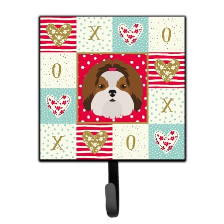 Carolines Treasures 4.25 x 1 x 7 in. Imperial Shih Tzu Love Leash or Key Holder CK5206SH4